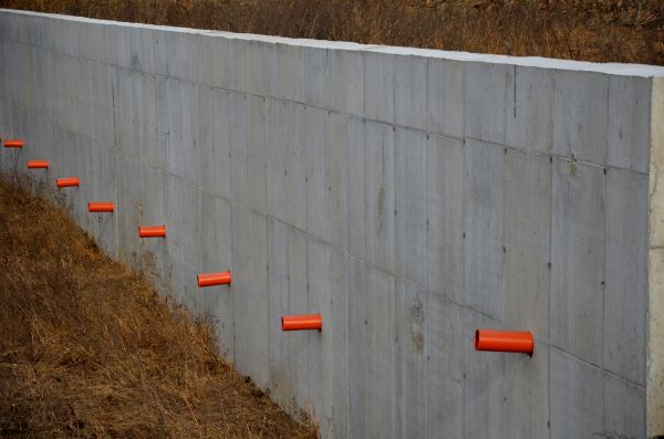 Retaining Wall Drainage in Goshen