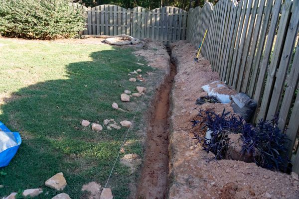 Trench Drain Installation in Goshen