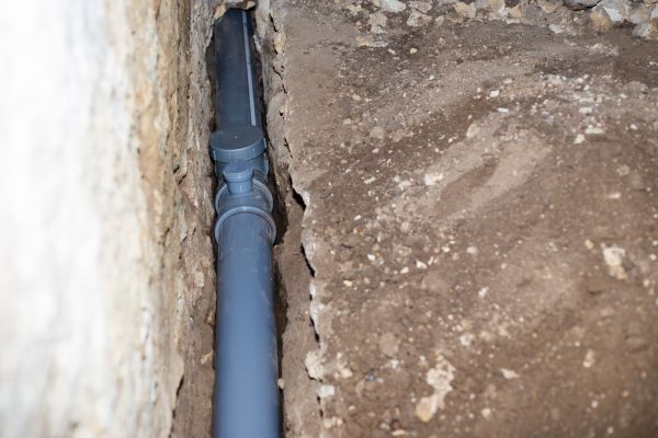 Drain Line Installation in Goshen