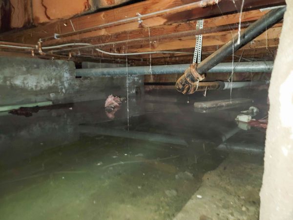 Crawlspace Drainage in Goshen